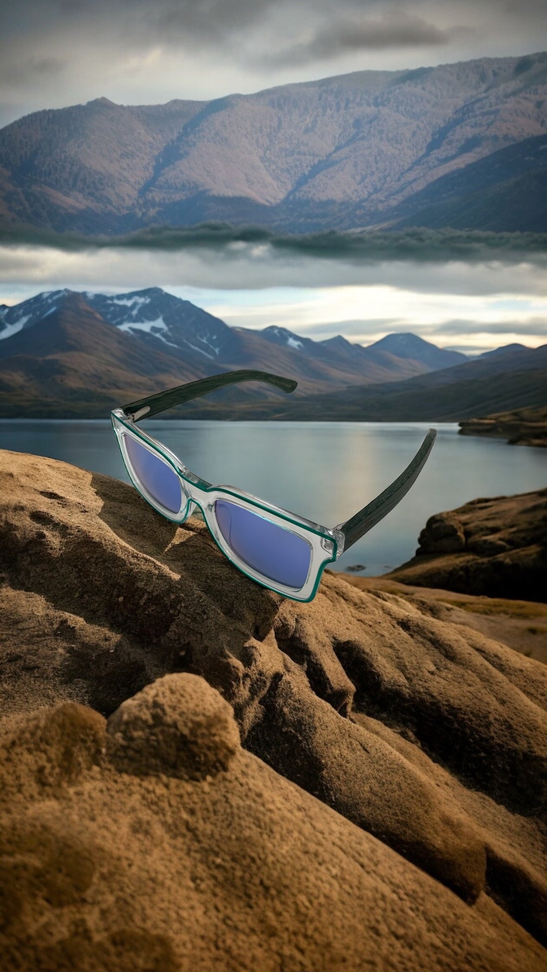 VERT CRISTAL - LUNETTES DE SOLEIL EN BAMBOU