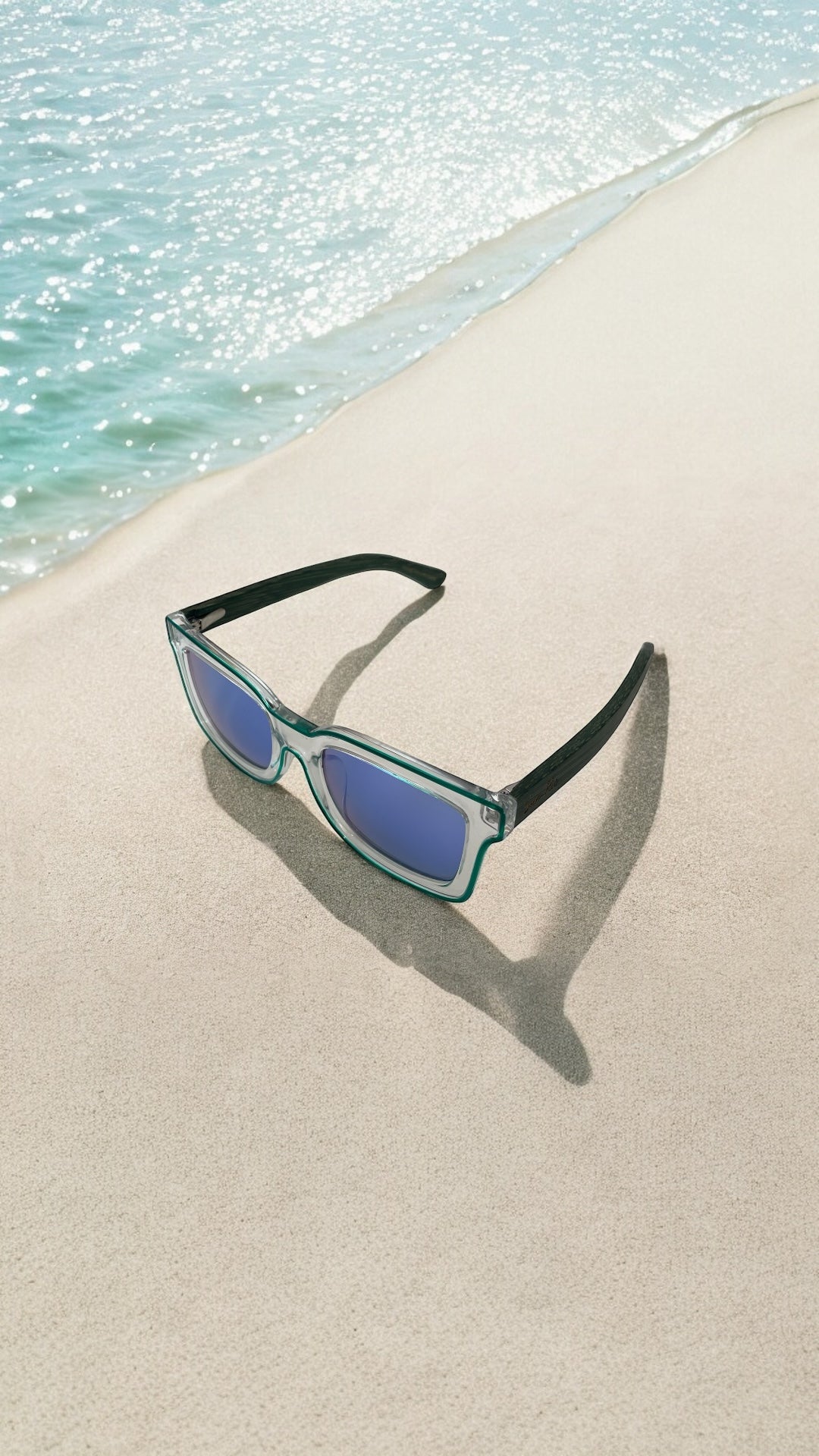 VERT CRISTAL - LUNETTES DE SOLEIL EN BAMBOU