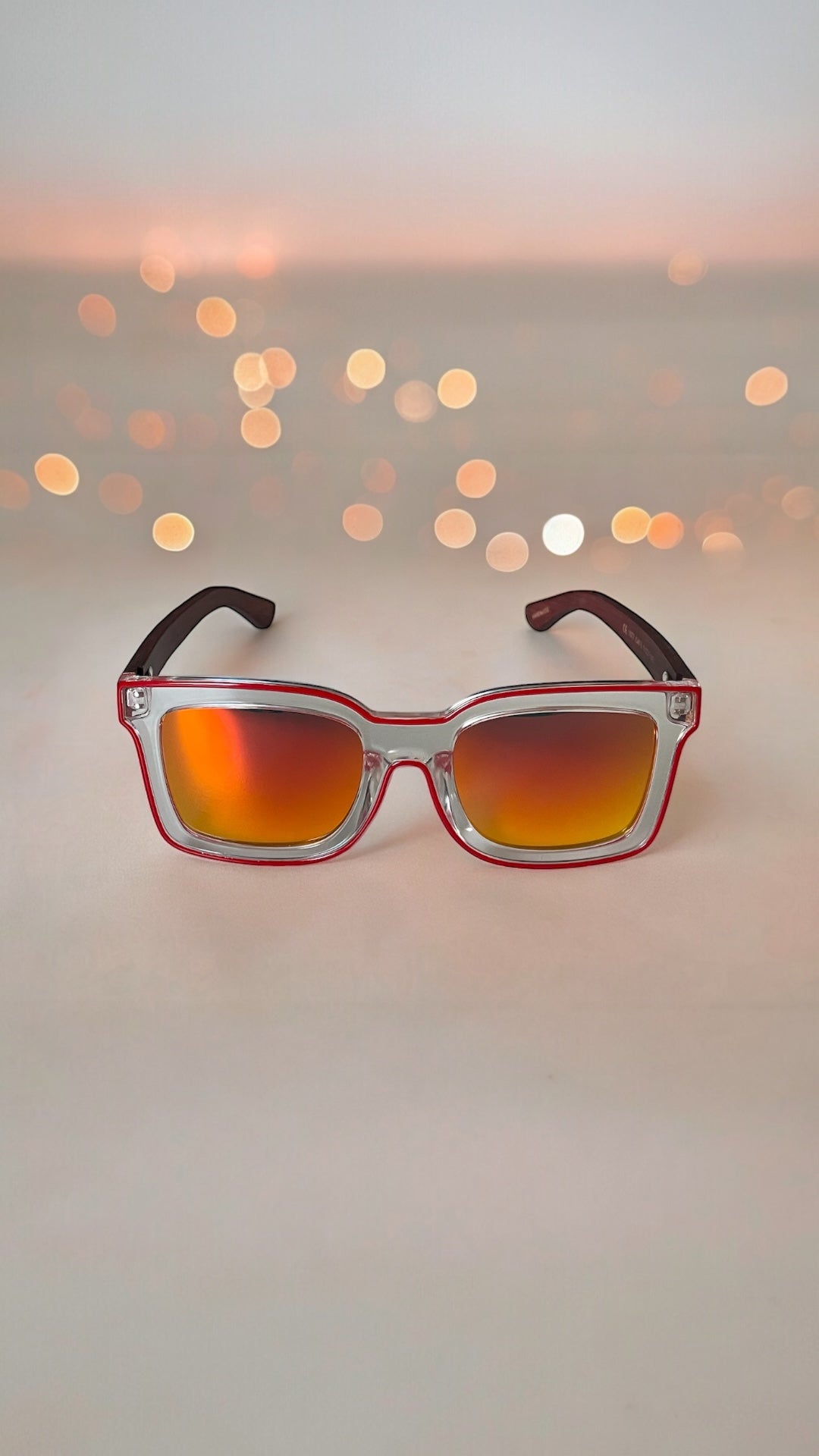 SUNSET FUSION - BAMBOO SUNGLASSES