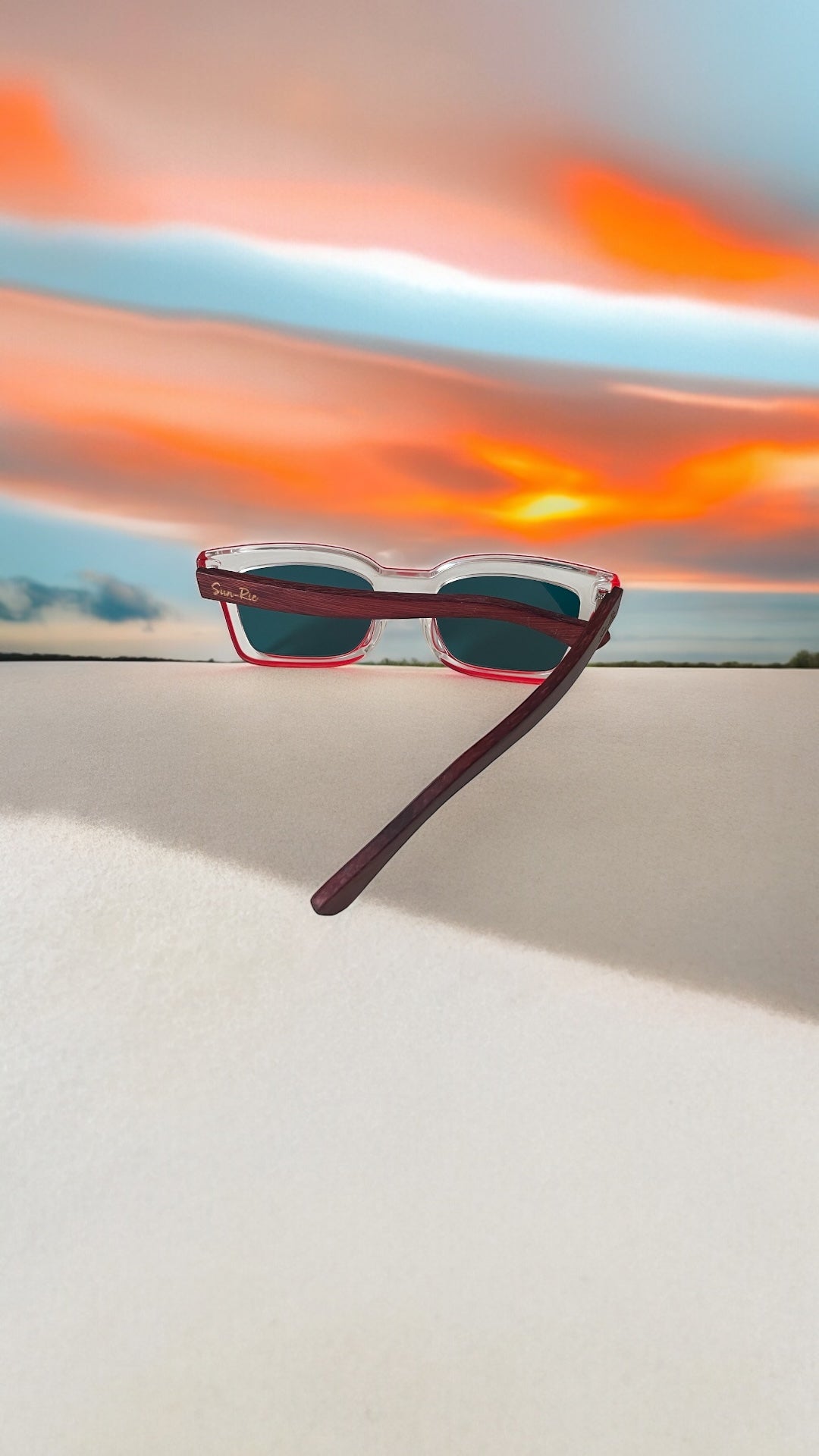 SUNSET FUSION - BAMBOO SUNGLASSES