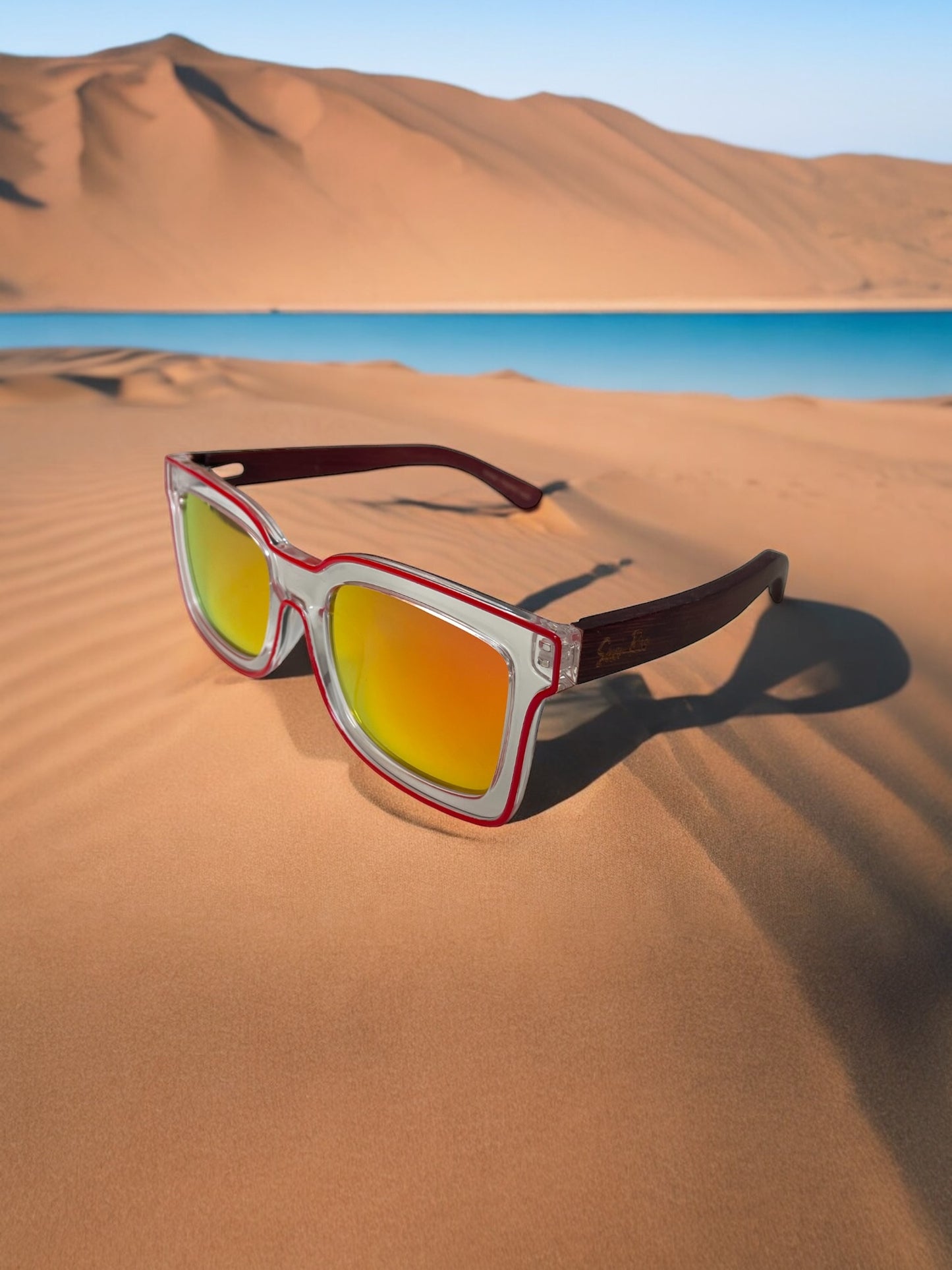 SUNSET FUSION - BAMBOO SUNGLASSES